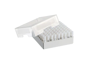 艾本德儲存盒 9 × 9, 可放置 81  個螺旋蓋（凍存）管， 1  –  2  mL，3  件，高 53  mm，2  英寸，聚丙烯材料，可耐受最低 -86  °C，可高溫高壓滅菌，帶蓋子并具有數(shù)
