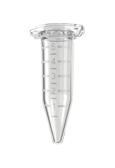 艾本德Eppendorf Tubes? 5.0 mL 帶鎖扣蓋，啟動套裝, 5.0 mL, 400 個離心管（2 盒， 每盒 2 包ｘ100 個），2 個離心管架（可放置 12 個離心管），白色；8 