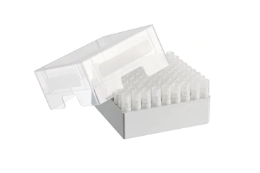 艾本德儲存盒 9 × 9, 可放置 81  個螺旋蓋（凍存）管， 3   mL，2  件，高 76  mm，3  英寸，聚丙烯材料，可耐受最低 -86  °C，可高溫高壓滅菌，帶蓋子并具有數(shù)字字母標識